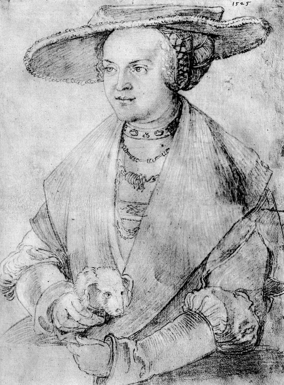 Susanne von Brandenburg-Ansbach, 1525 door Albrecht Dürer