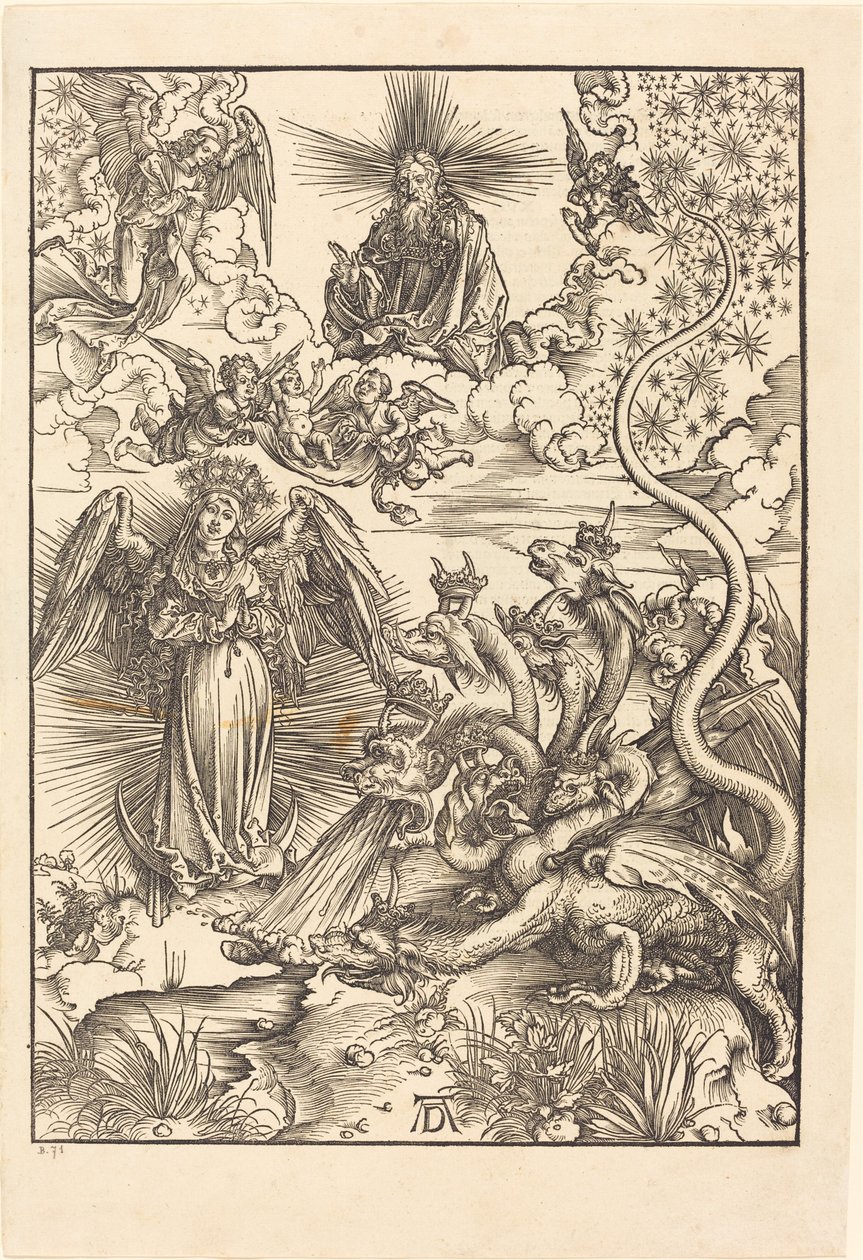 De Apocalyptische Vrouw door Albrecht Dürer