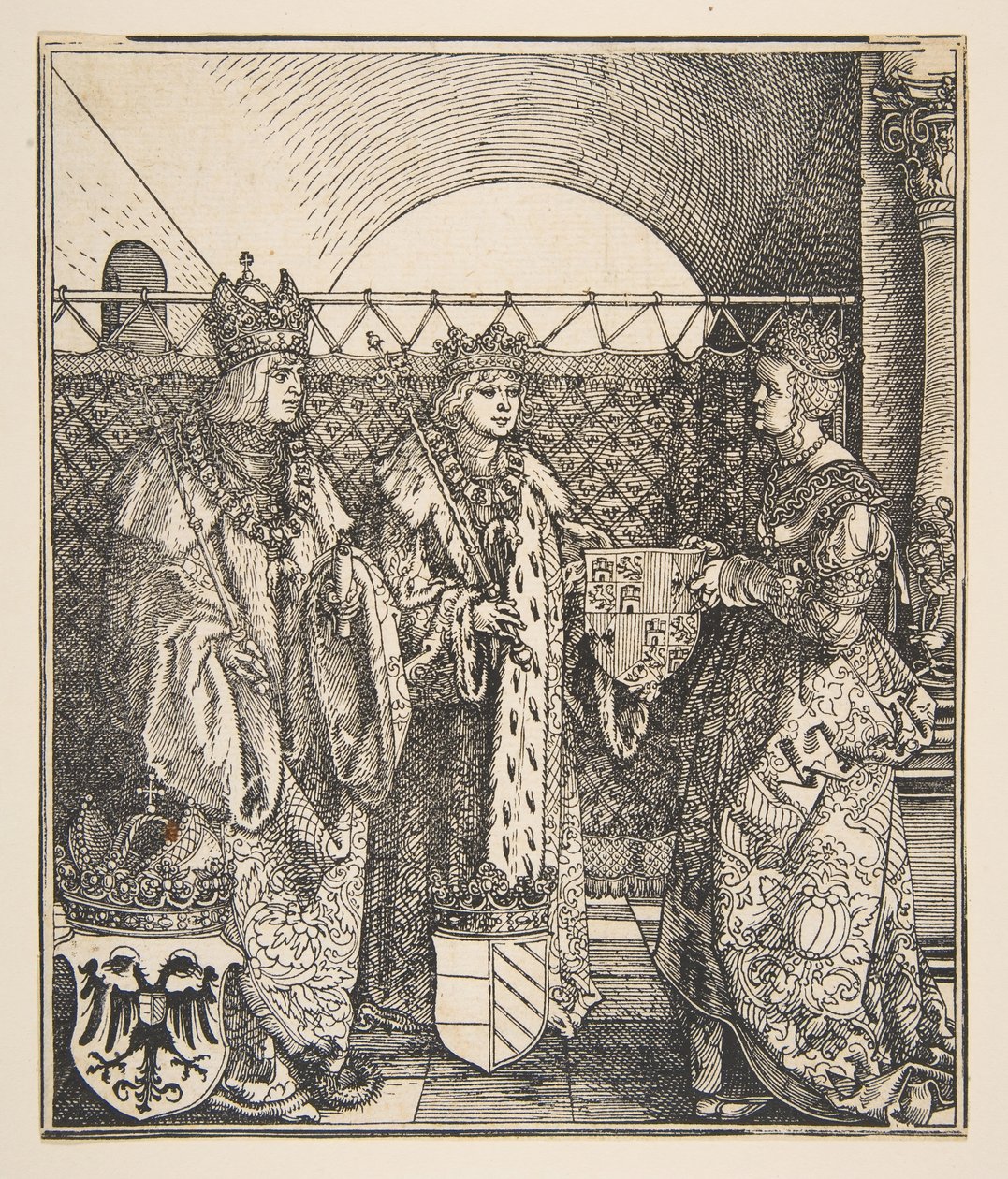 De verloving van Filips en Joanna door Albrecht Dürer