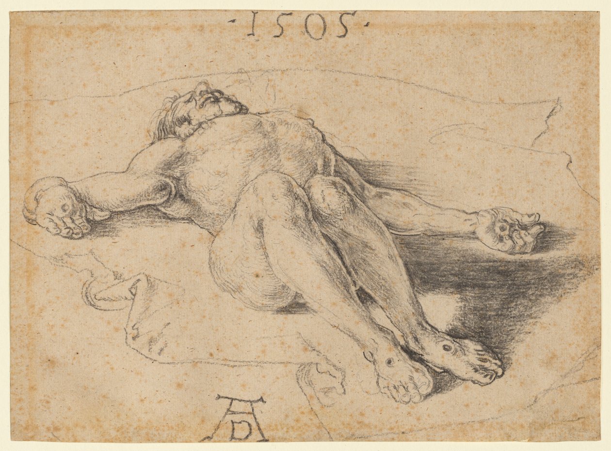 De dode Christus, 1505 door Albrecht Dürer