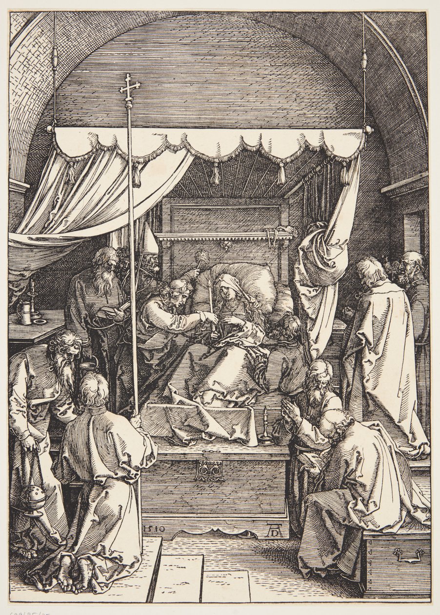 De dood van de Maagd door Albrecht Dürer
