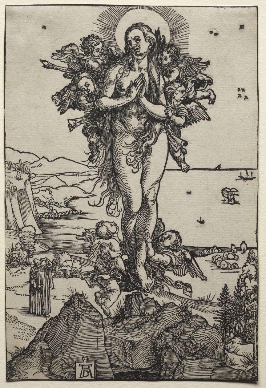 De extase van Maria Magdalena, 1501-1504 door Albrecht Dürer
