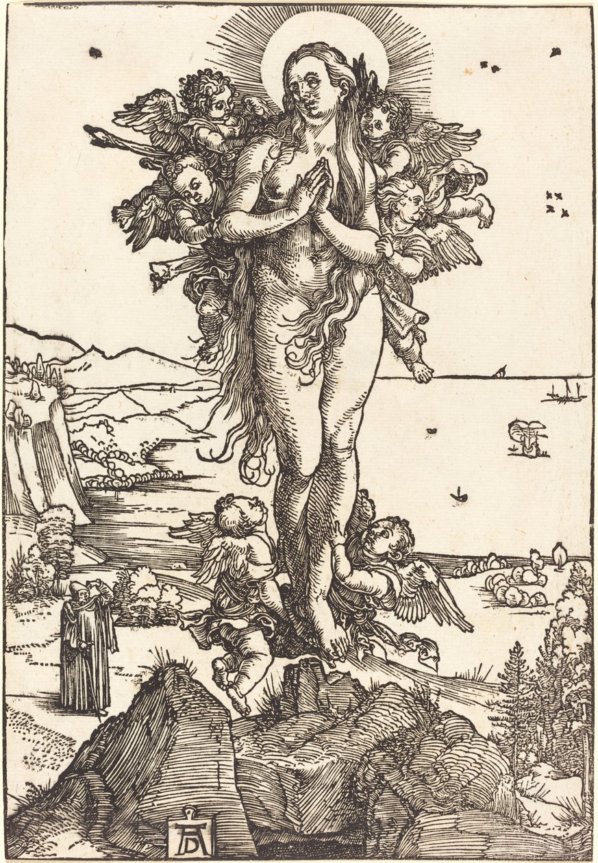 De verheffing van Sint Maria Magdalena door Albrecht Dürer