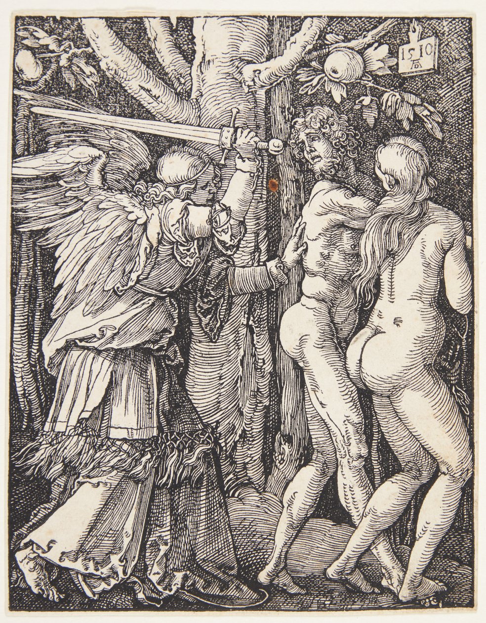De Verdrijving uit het Paradijs door Albrecht Dürer