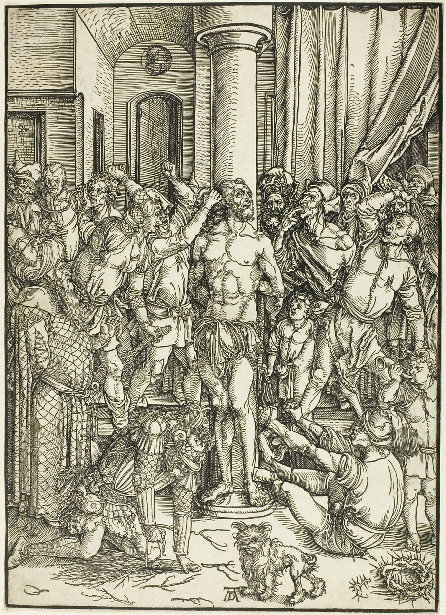 De Geseling, uit De Grote Passie door Albrecht Dürer