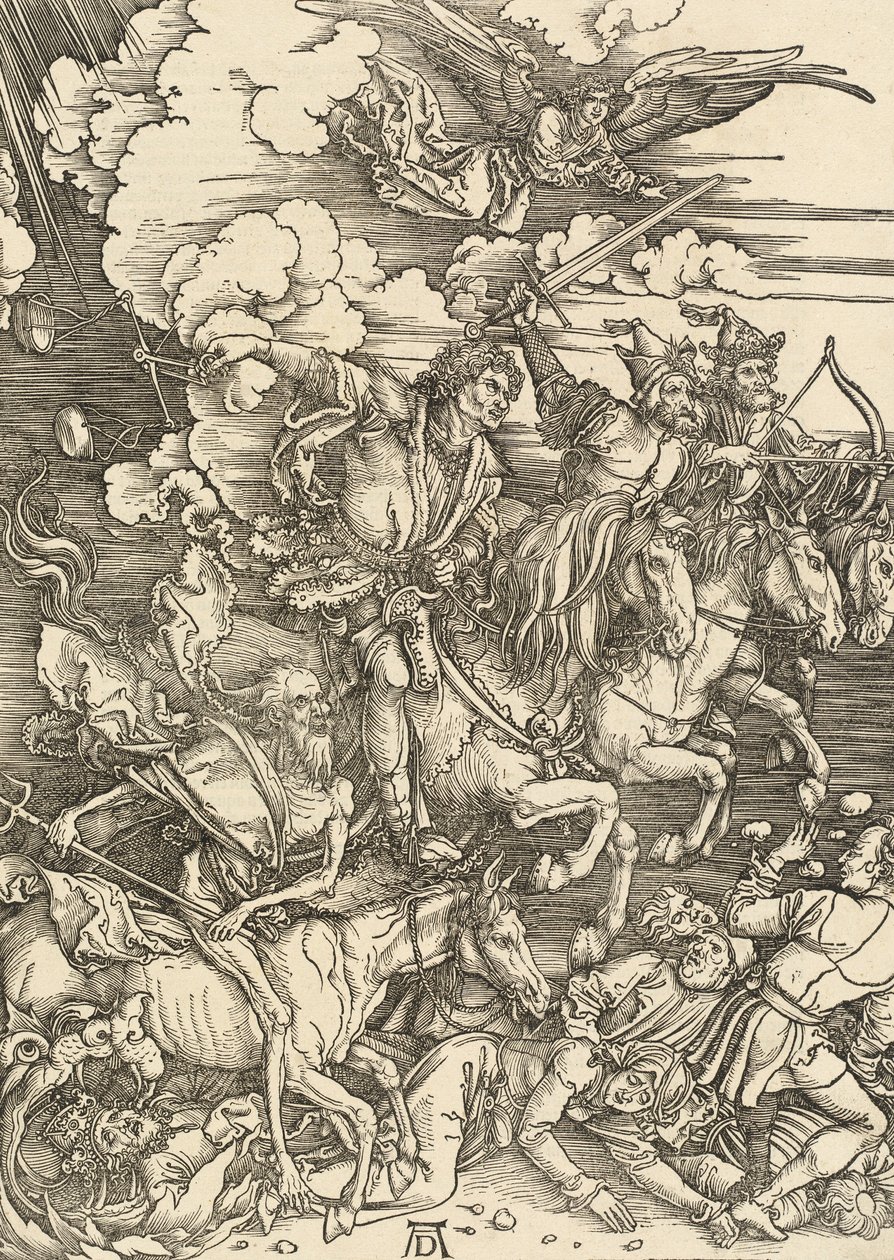 De Vier Ruiters, 1498 door Albrecht Dürer