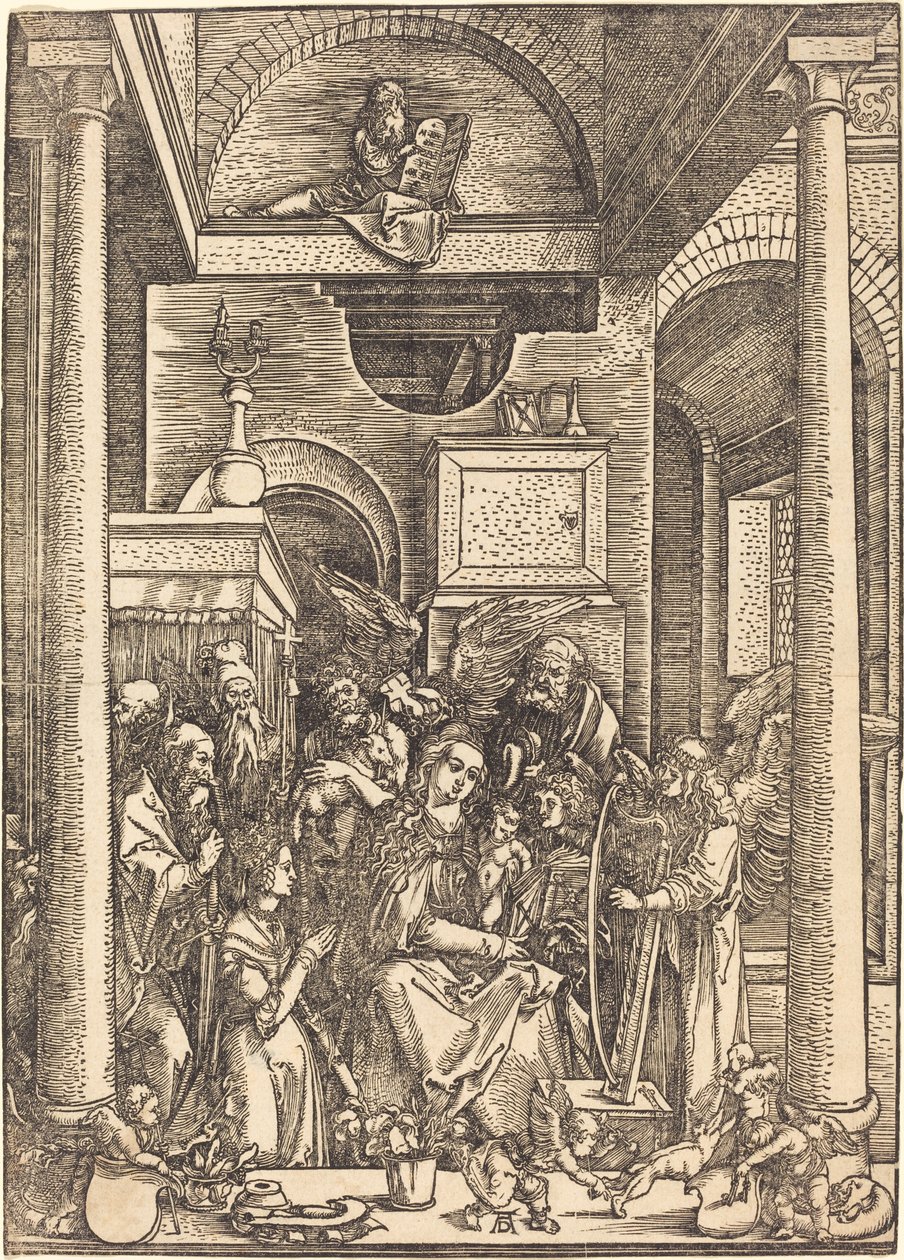 De Verheerlijking van de Maagd door Albrecht Dürer