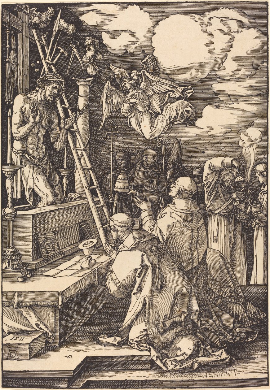De Mis van Sint Gregorius door Albrecht Dürer