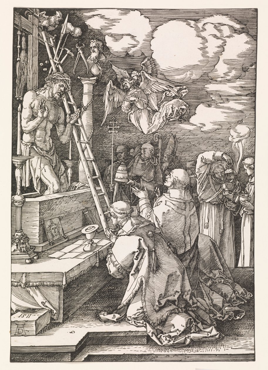 De mis van St. Gregorius door Albrecht Dürer