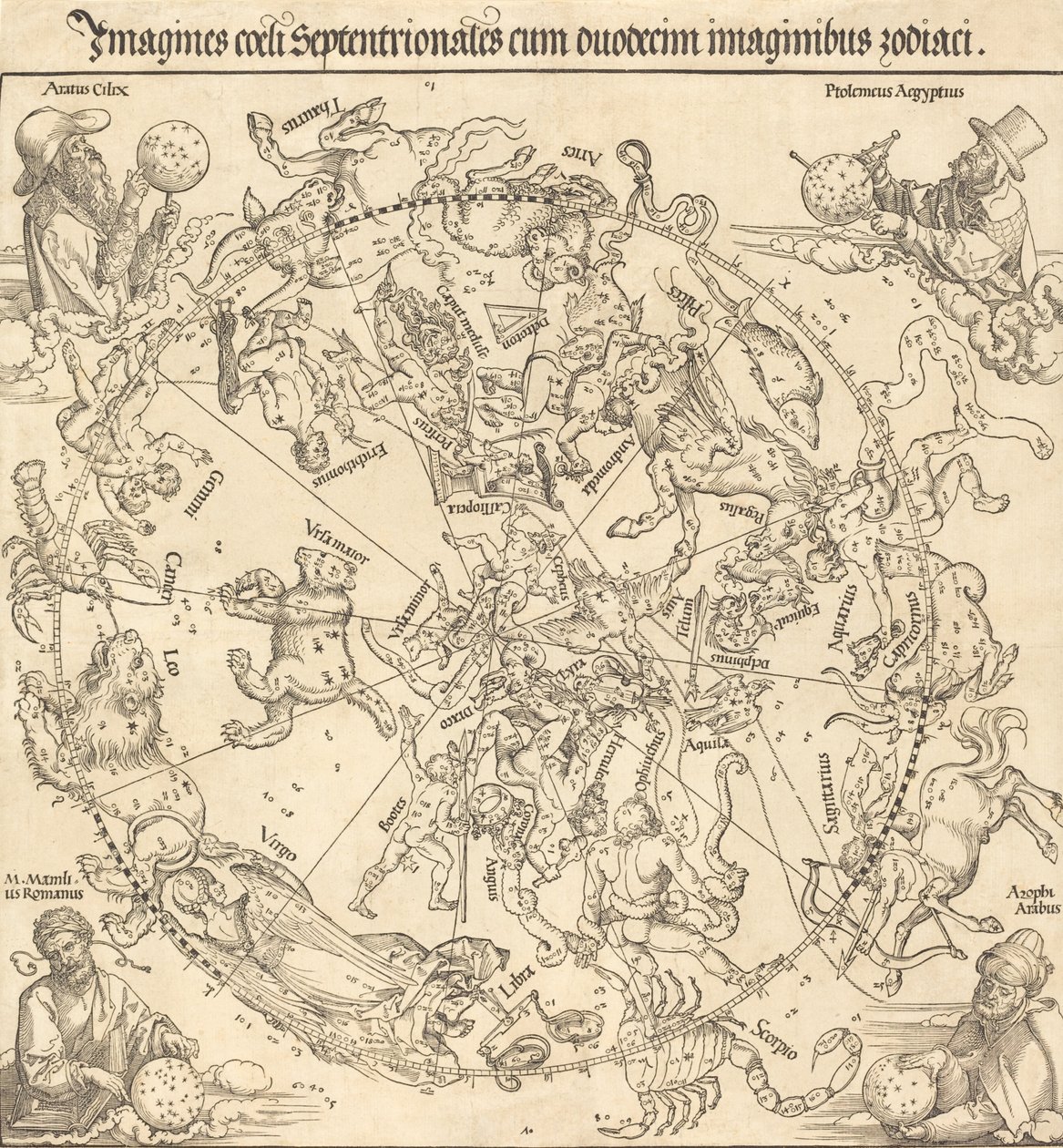 Het Noordelijke Hemelgewelf, 1515 door Albrecht Dürer