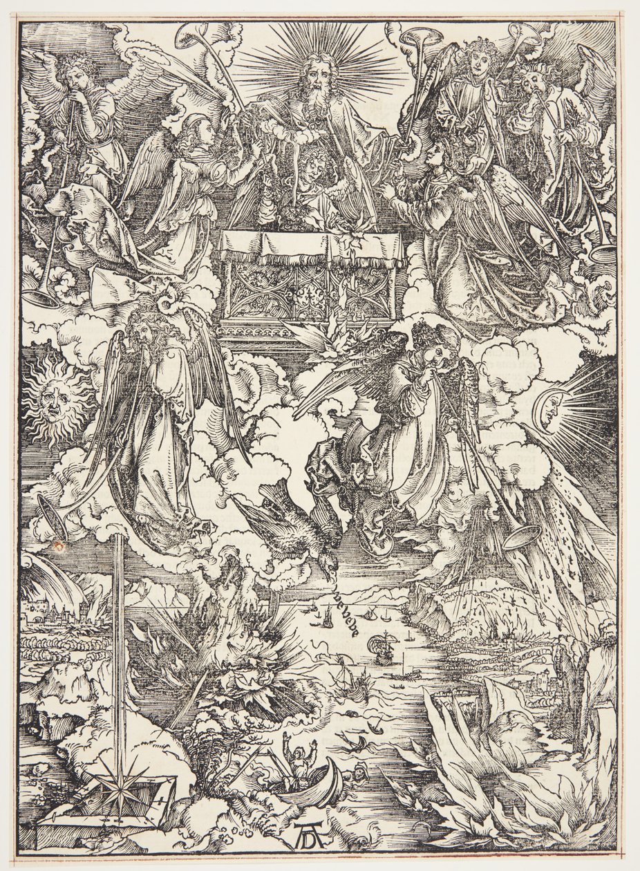 De zeven trompetten door Albrecht Dürer