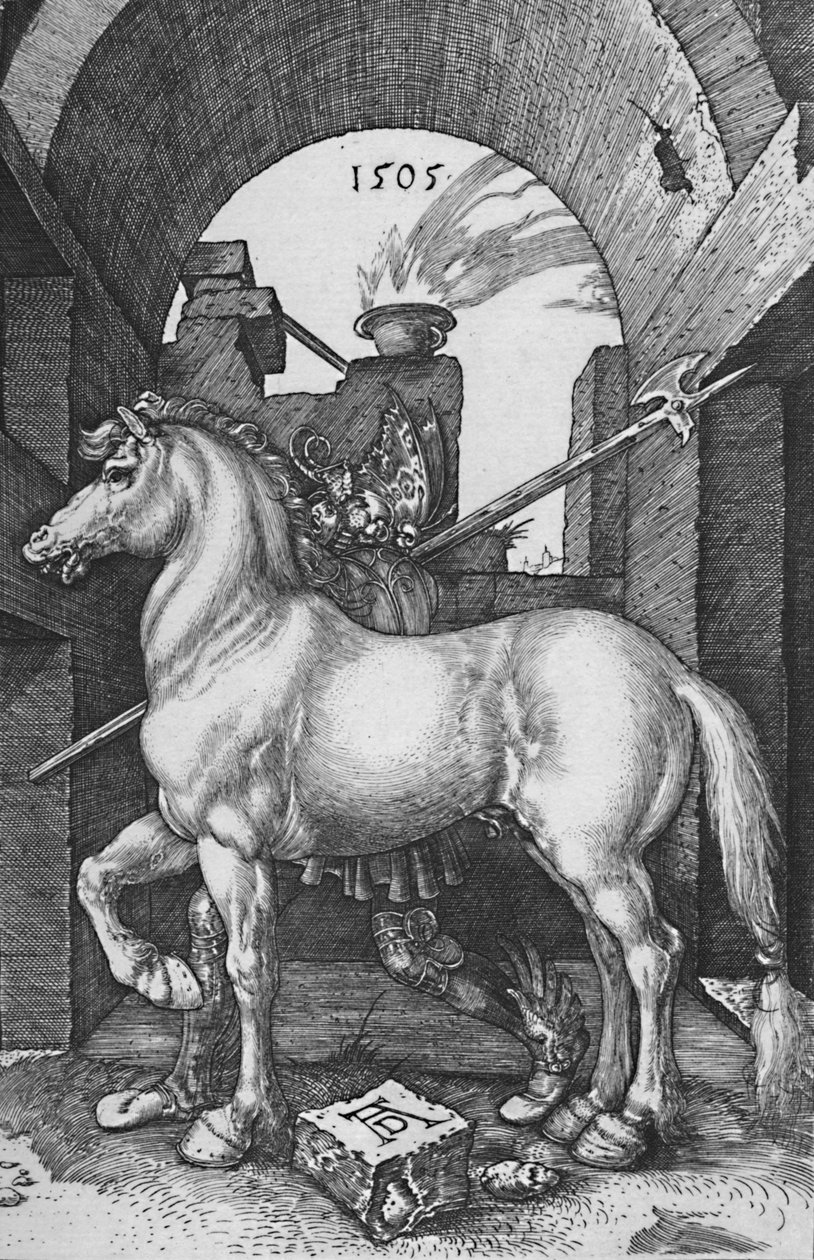 Het Kleine Paard, 1505, 1906 door Albrecht Dürer