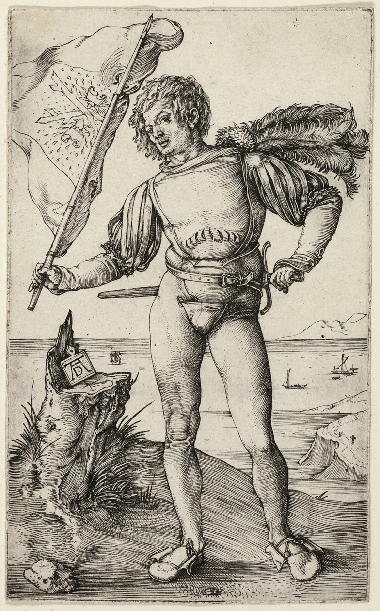 De Vaandeldrager door Albrecht Dürer