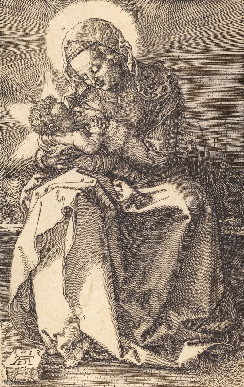 De Maagd die het Kind Voedt, 1519 door Albrecht Dürer