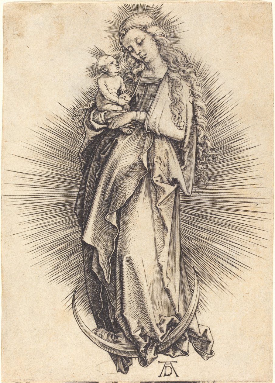 De Maagd op de Maan door Albrecht Dürer