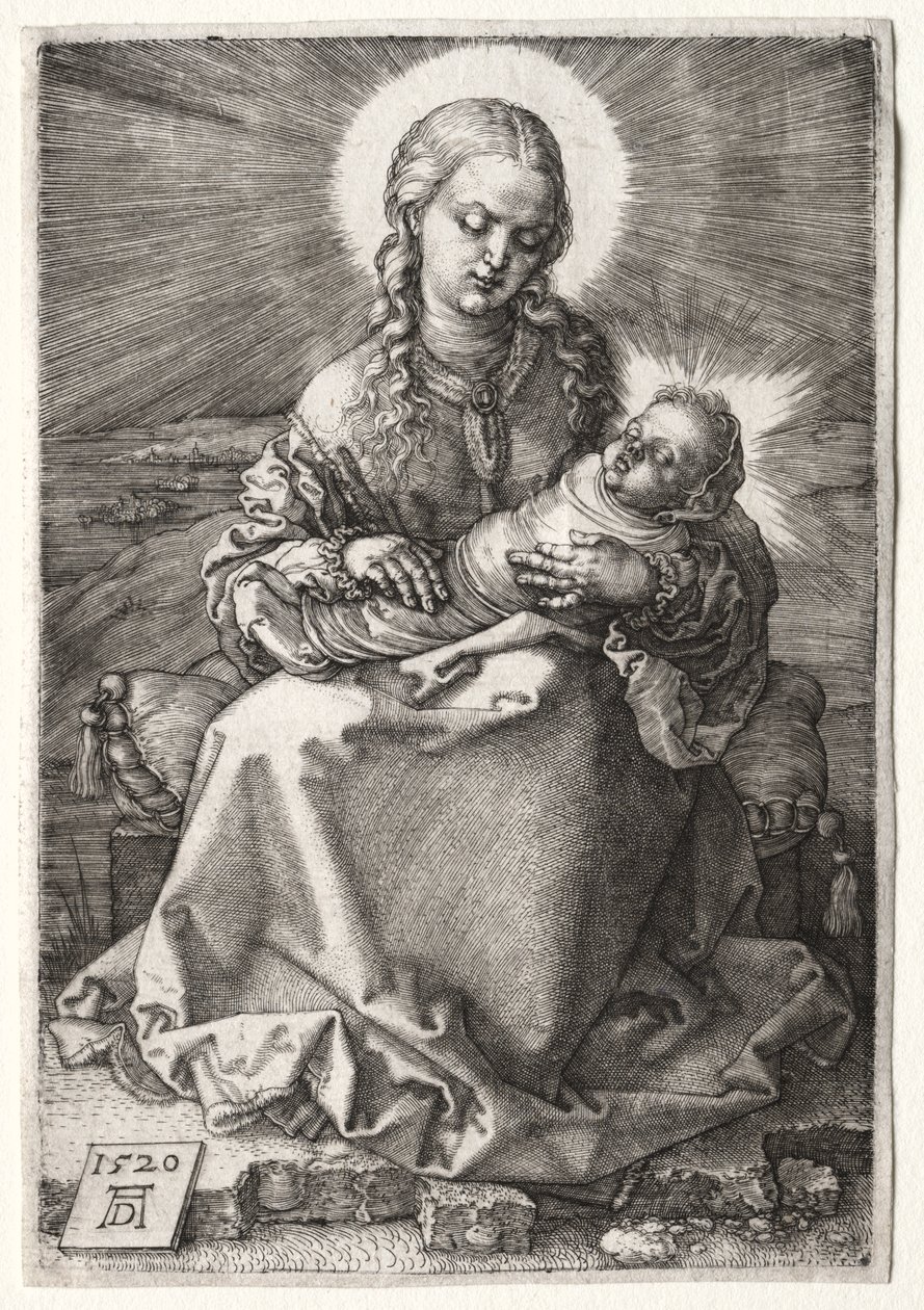 De Maagd met het Ingewikkelde Kind door Albrecht Dürer