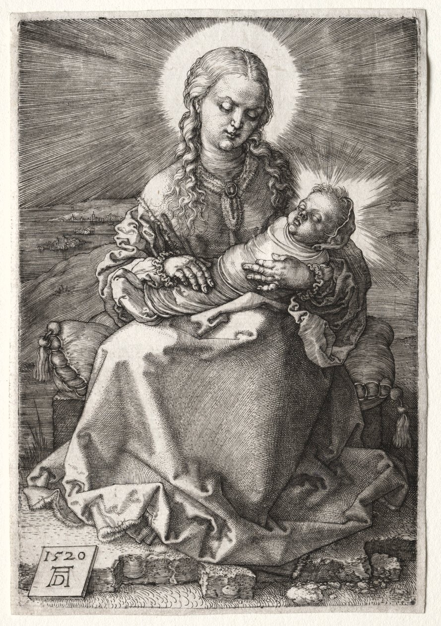 De Maagd met het Ingewikkelde Kind, 1520 door Albrecht Dürer