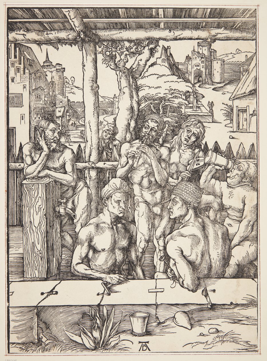 Het badhuis door Albrecht Dürer