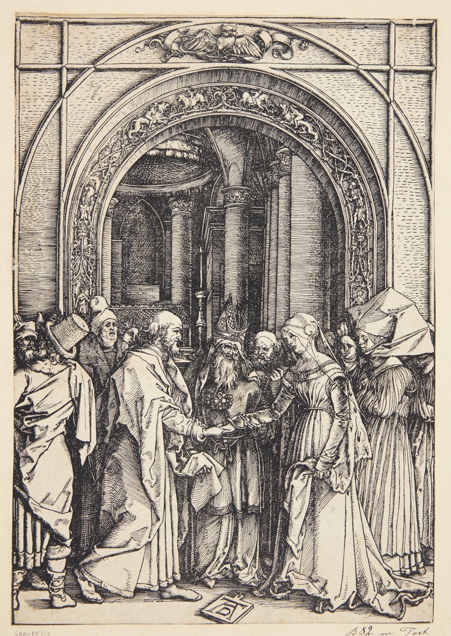 De verloving van de Maagd door Albrecht Dürer