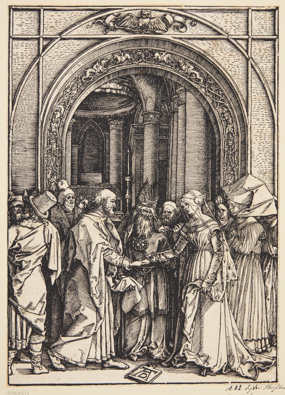 De verloving van de Maagd door Albrecht Dürer