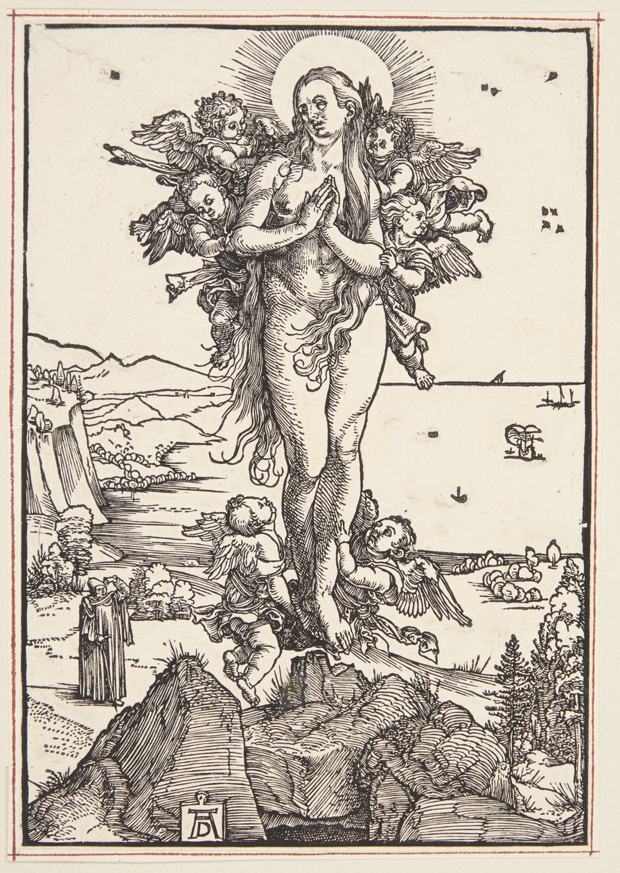 De verheffing van St. Maria Magdalena door Albrecht Dürer