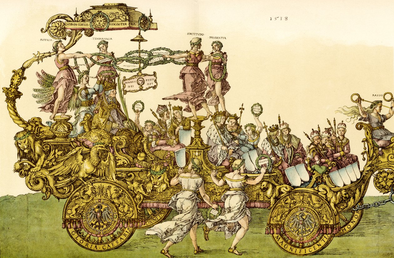 De Triomfwagen door Albrecht Dürer