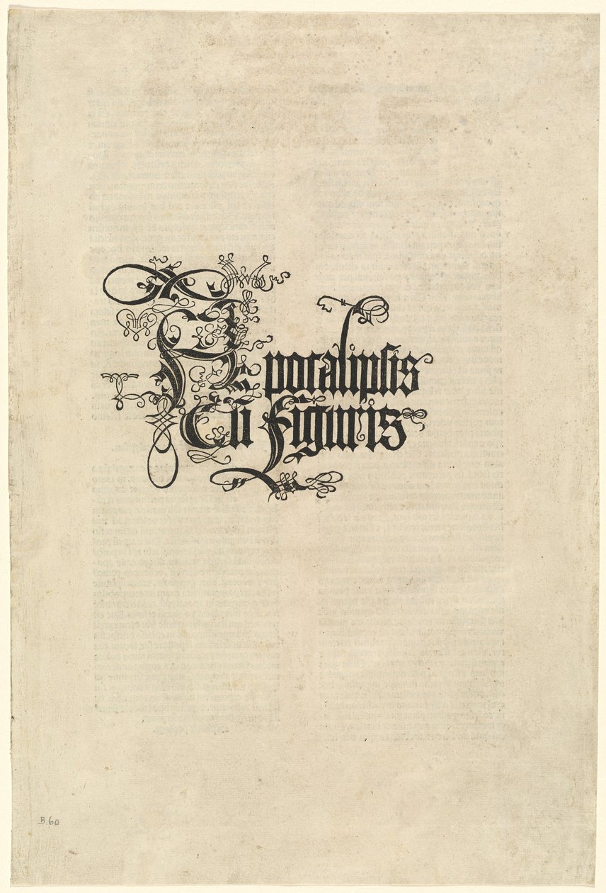 Titelpagina, 1498 door Albrecht Dürer