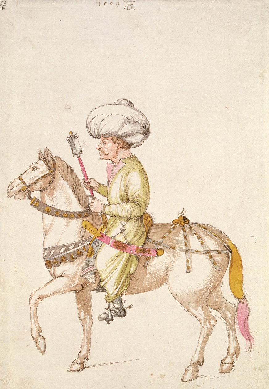 Turkse ruiter door Albrecht Dürer