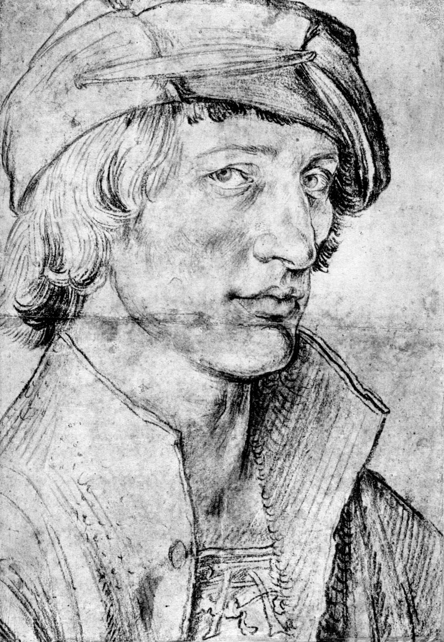 Onbekend portret, 1514, 1936 door Albrecht Dürer