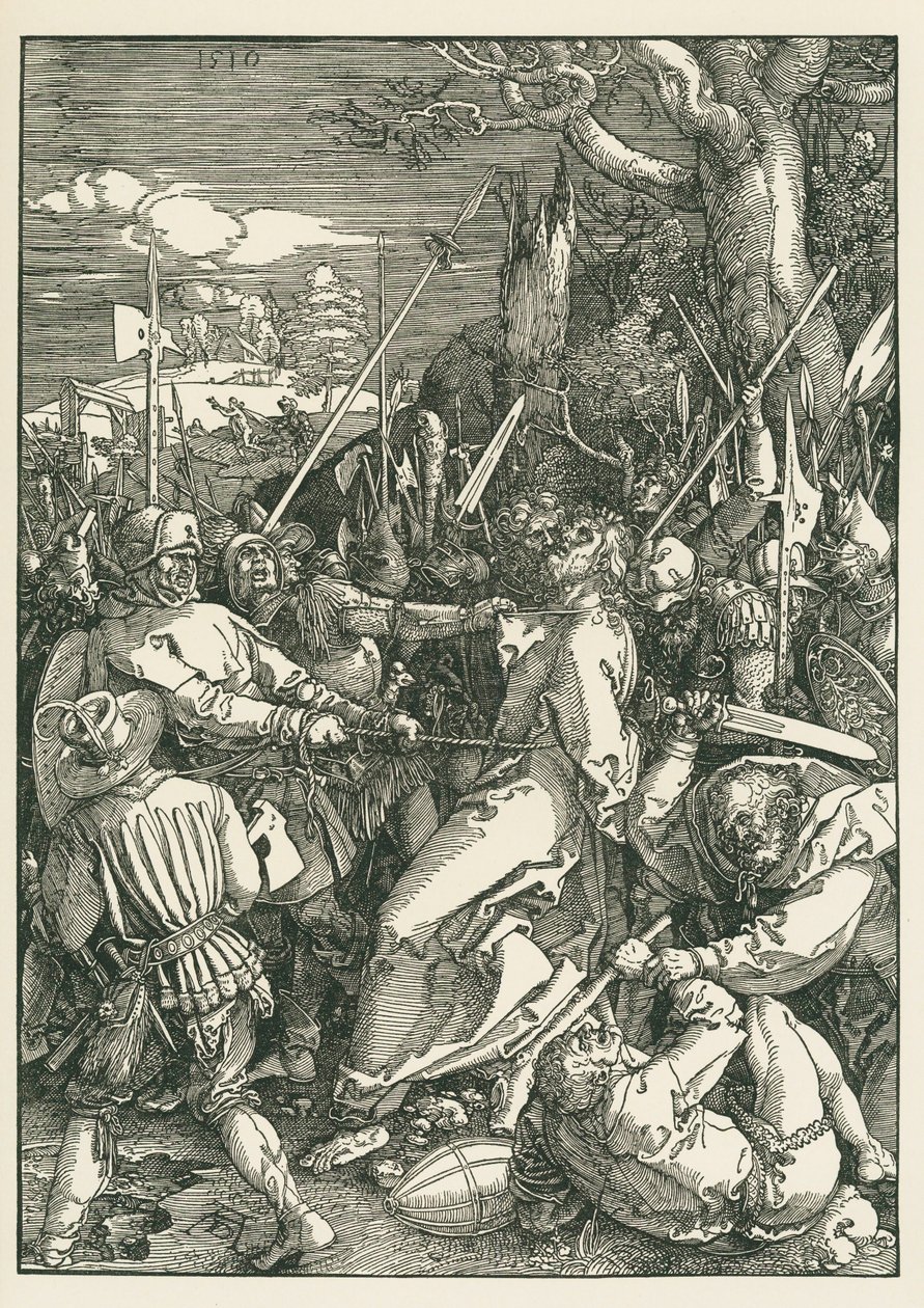 Christus gevangen genomen door Albrecht Dürer or Duerer