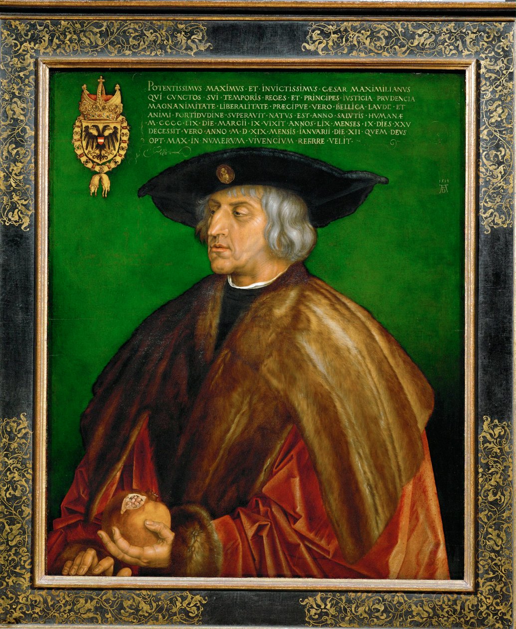 Keizer Maximiliaan I door Albrecht Dürer or Duerer