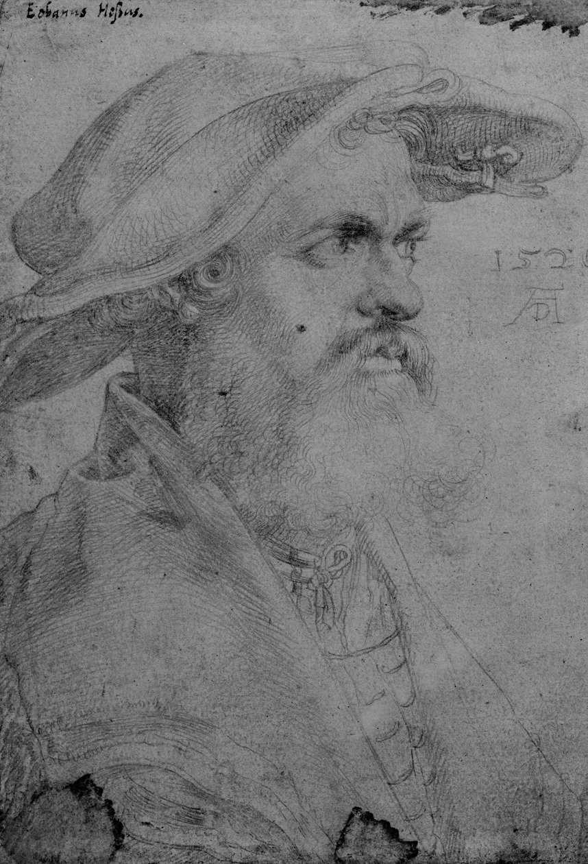 Helius Eobanus Hessus door Albrecht Dürer