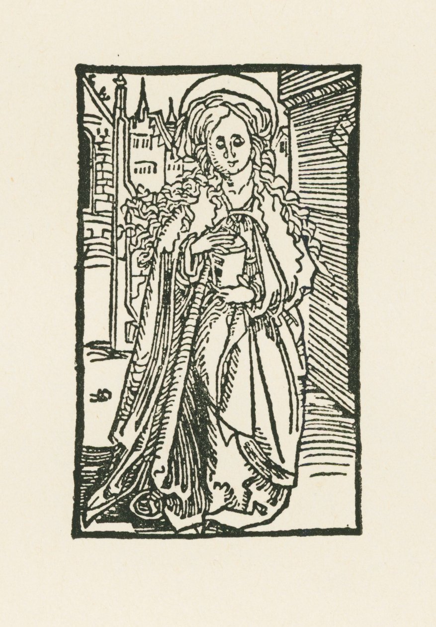 Heilige Maria Magdalena door Albrecht Dürer or Duerer