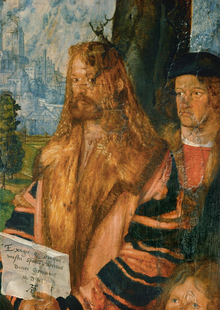 Zelfportret door Albrecht Dürer or Duerer