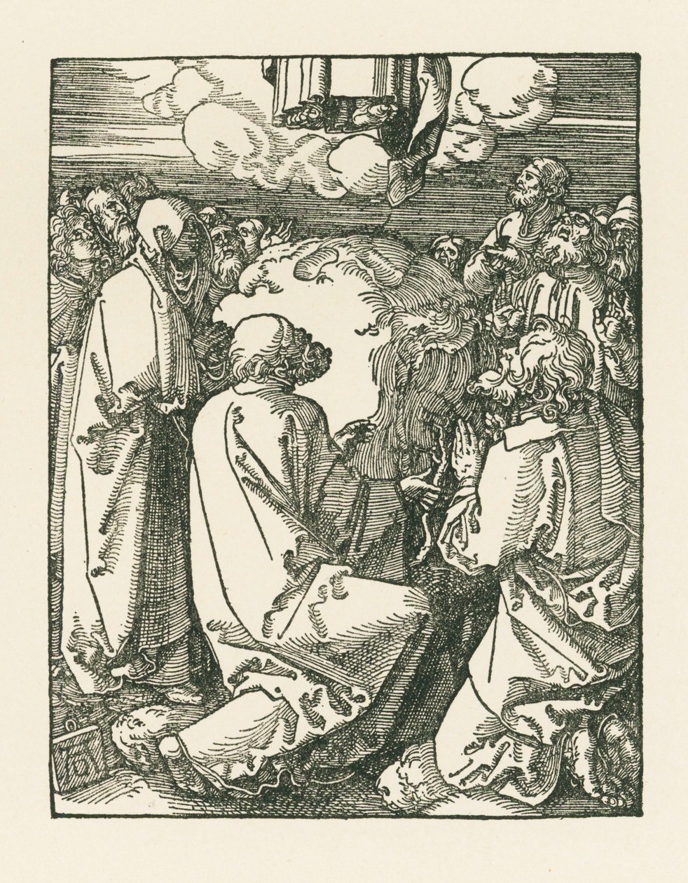 De Hemelvaart, ca. 1510 (houtsnede) door Albrecht Dürer or Duerer