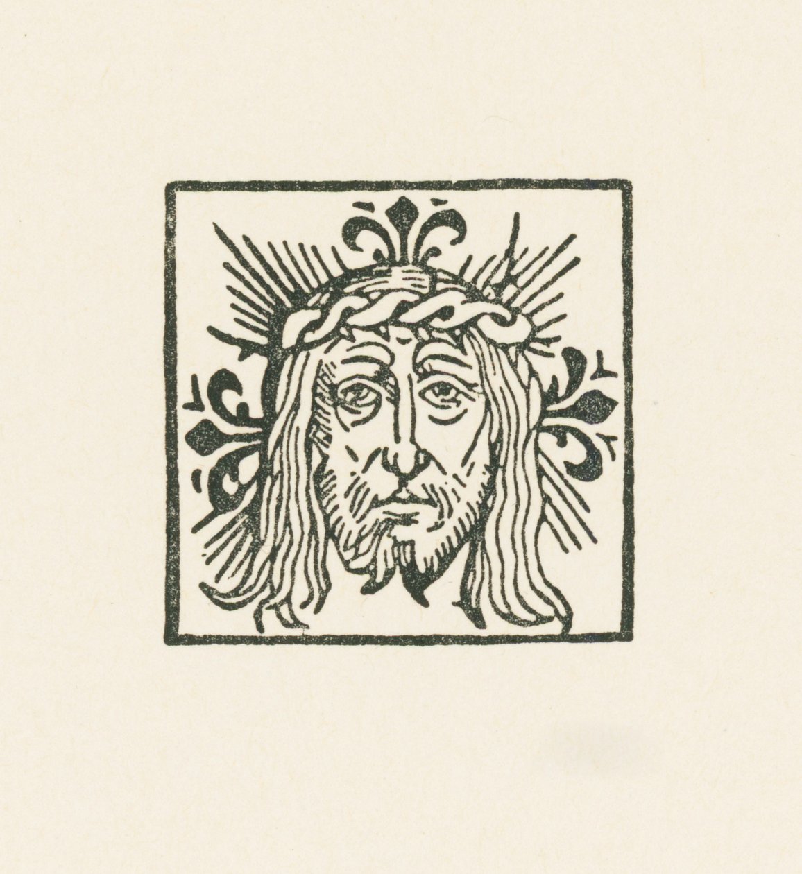 Het hoofd van Christus door Albrecht Dürer or Duerer