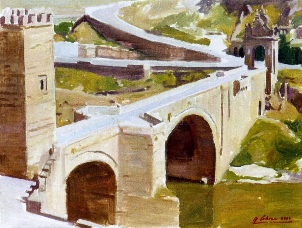 Alcántara-brug door Alejandro Cabeza