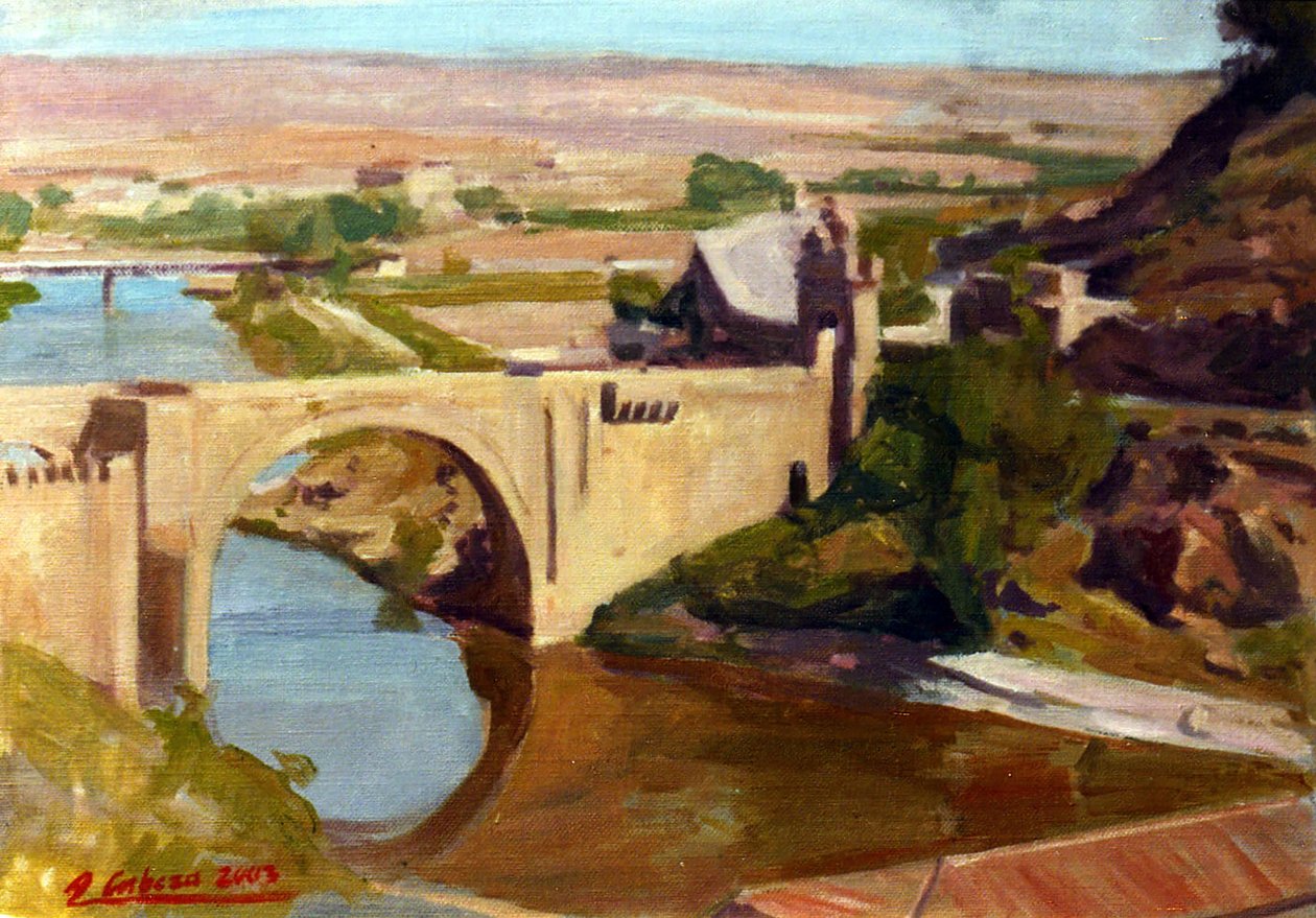 Alcántara-brug Toledo door Alejandro Cabeza