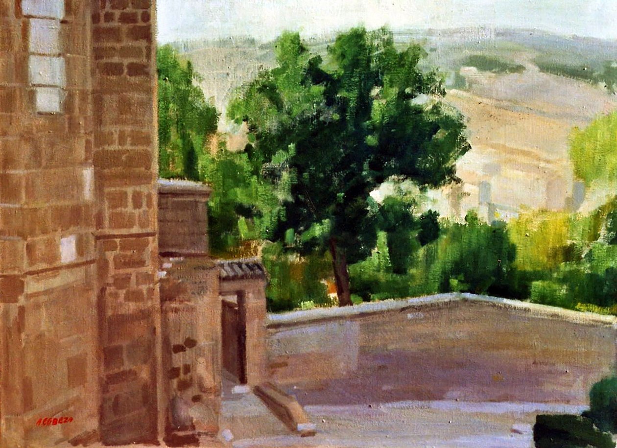 Landschap van Toledo door Alejandro Cabeza