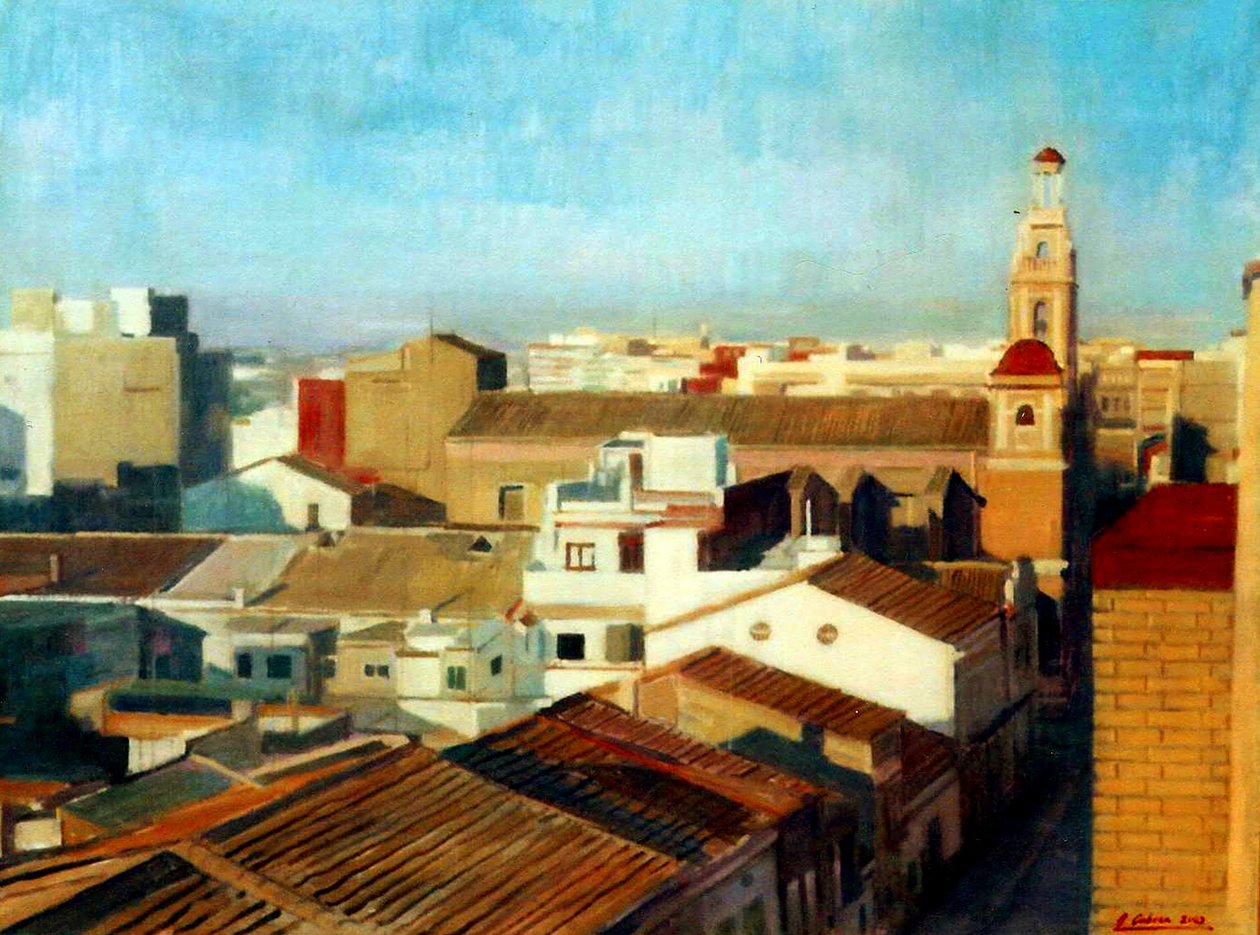 Valenciaans landschap - El Cabanyal door Alejandro Cabeza