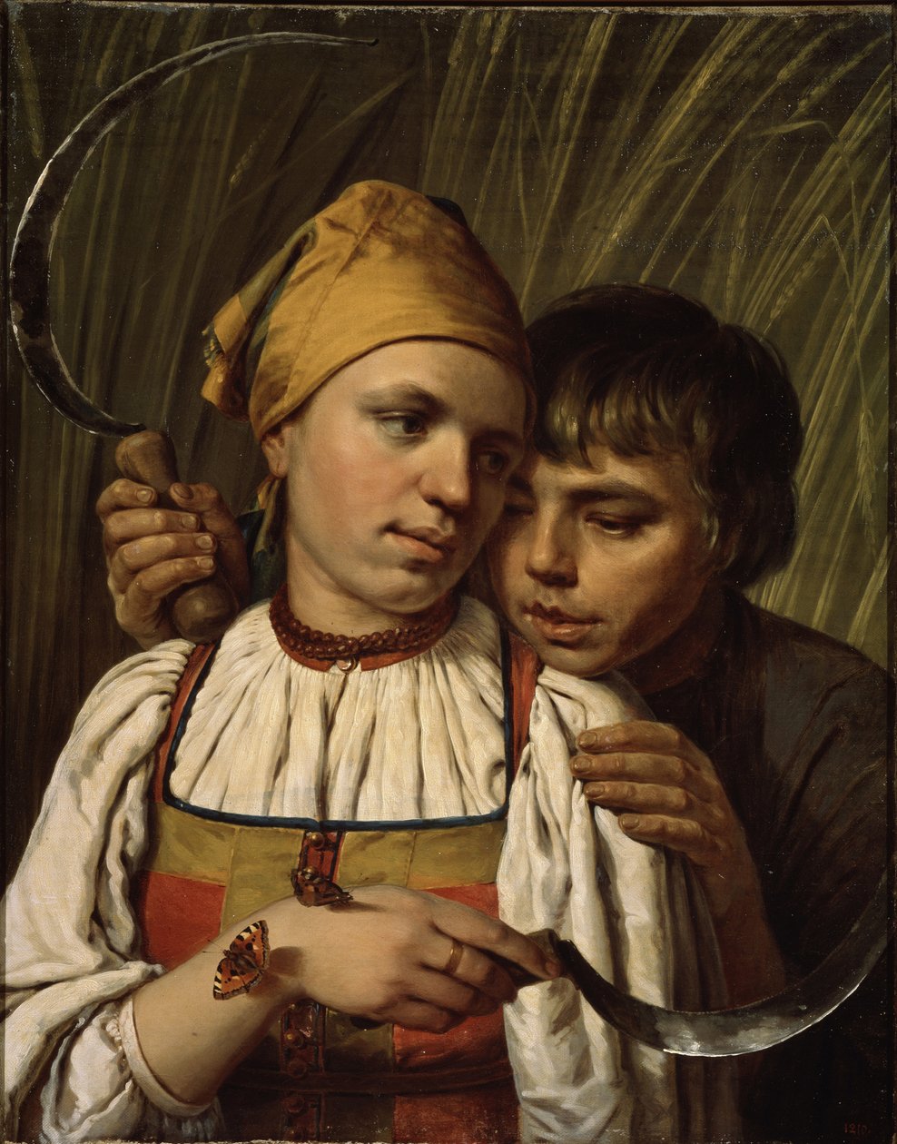 De maaiers door Aleksei Gavrilovich Venetsianov