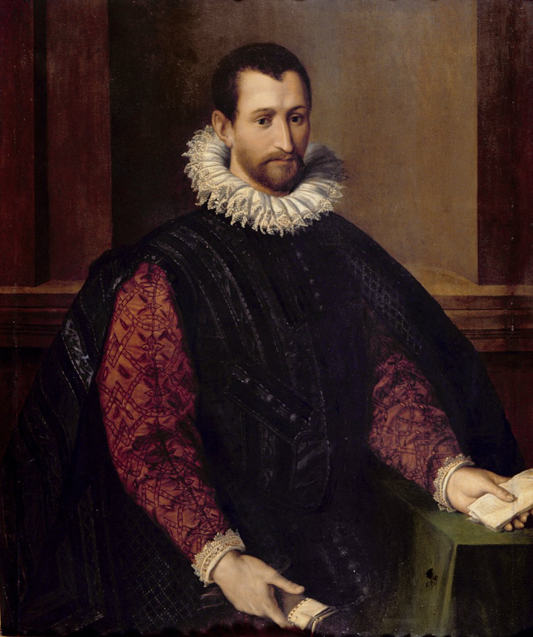 Portret van een Heer door Alessandro Allori