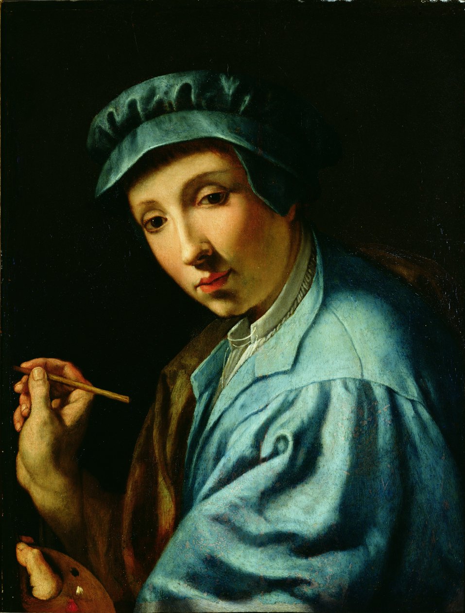 Zelfportret, ca. 1555 door Alessandro Allori