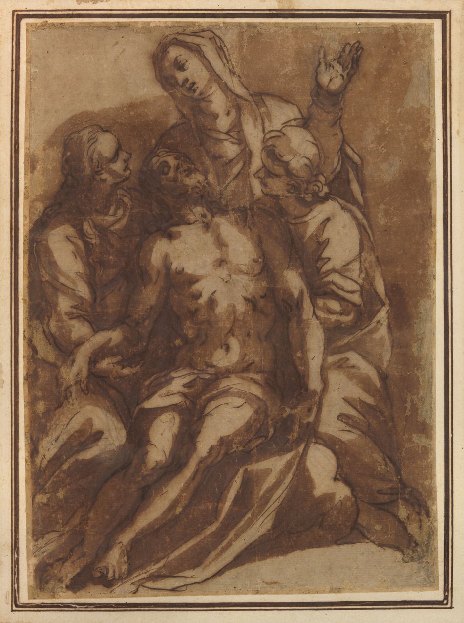 Graflegging van Christus door Alessandro Maganza