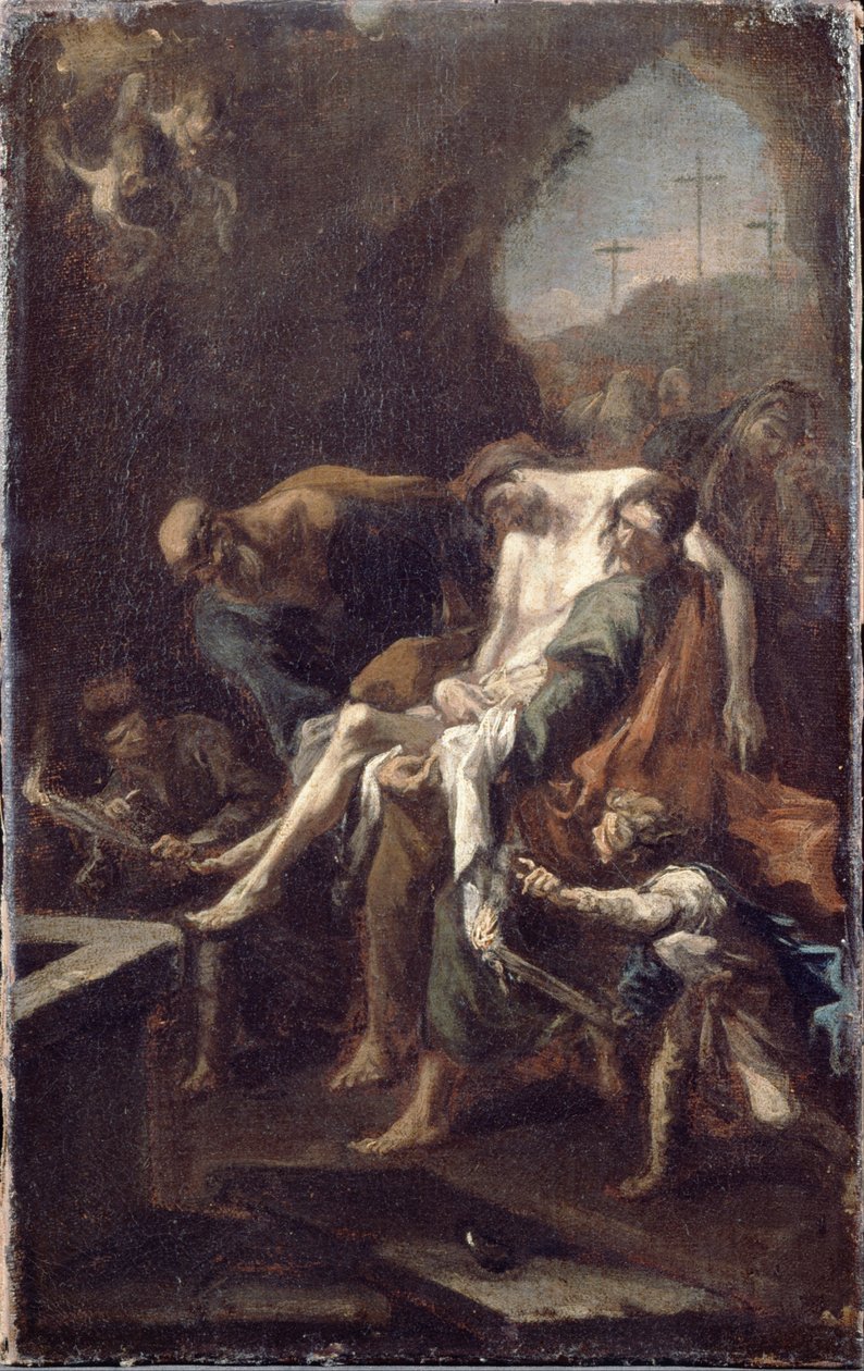 De graflegging van Christus door Alessandro Magnasco