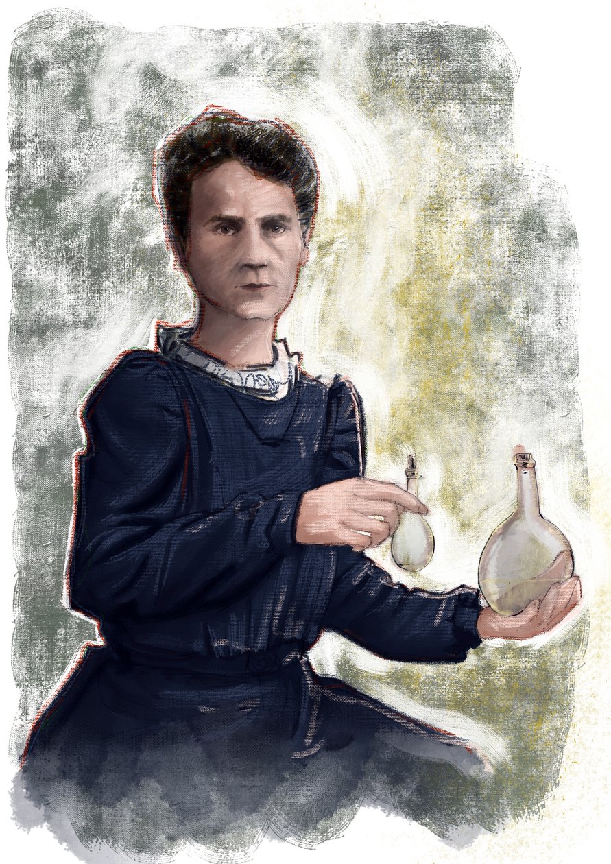 Marie Curie door Alessandro Lonati