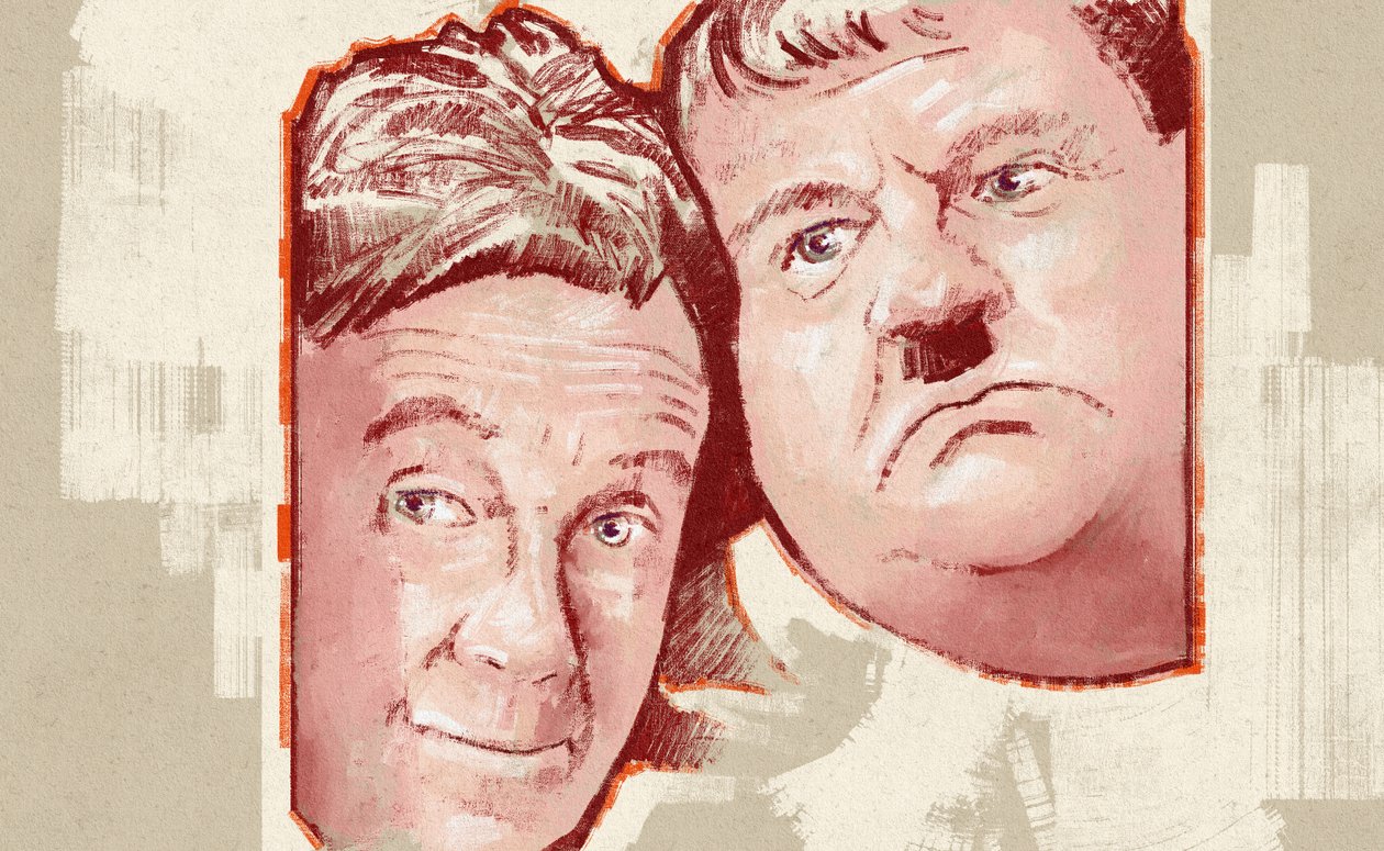 Stan Laurel en Oliver Hardy (illustratie) door Alessandro Lonati