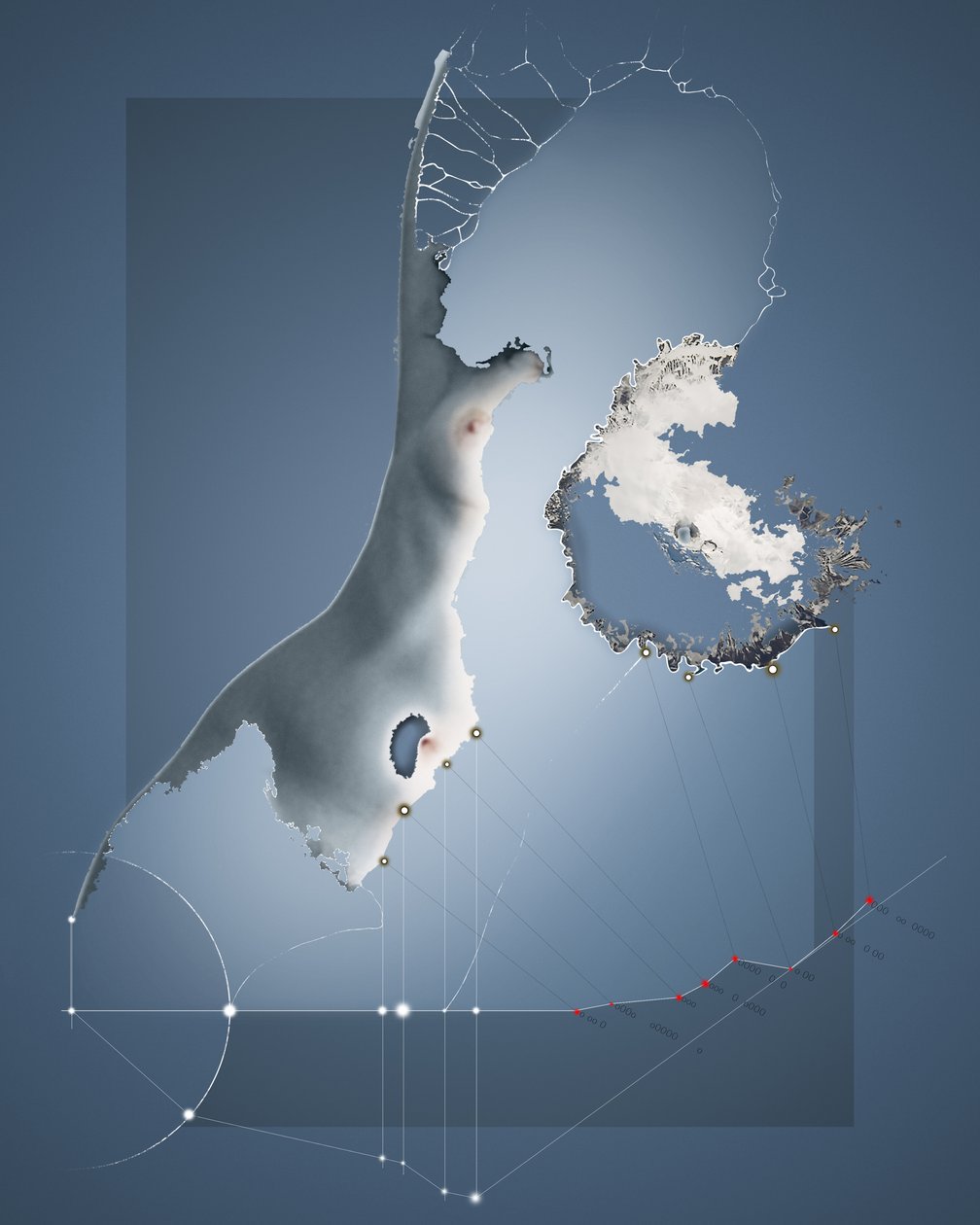 Oekraïne aangevallen door Rusland, 2022 (illustratie) door Alessandro Lonati