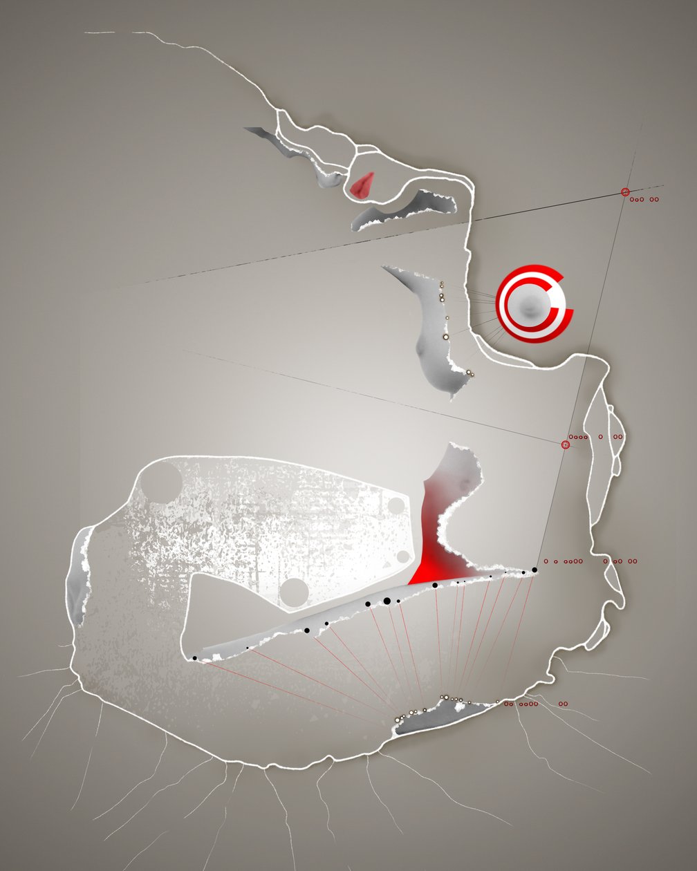 Oekraïne aangevallen door Rusland, 2022 (illustratie) door Alessandro Lonati