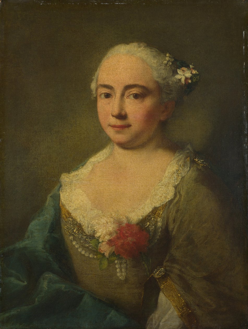 Caterina Penza, ca. 1760 door Alessandro Longhi